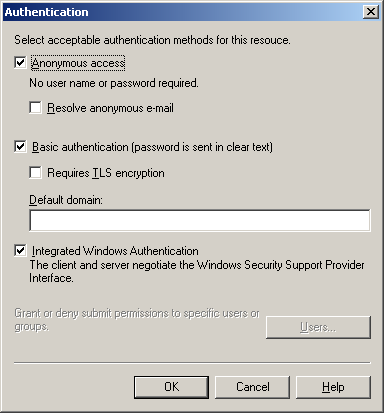 • POPcon funktioniert nur mit einer standardmäßigen SMTP-Verbindung OHNE Authentifizierung. Erlauben Sie daher im Dialog „Authentifizierung“ den „Anonymen Zugriff“. • POPcon funktioniert nur mit einer standardmäßigen SMTP-Verbindung OHNE Authentifizierung. Erlauben Sie daher im Dialog „Authentifizierung“ den „Anonymen Zugriff“.