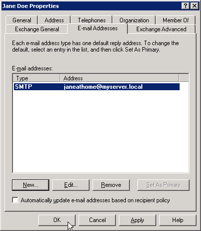 Enter a new INTERNAL address in your own domain like all the other addresses that POPcon can already forward to Enter a new INTERNAL address in your own domain like all the other addresses that POPcon can already forward to
