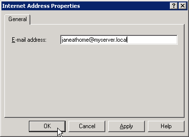 Enter a new INTERNAL address in your own domain like all the other addresses that POPcon can already forward to Enter a new INTERNAL address in your own domain like all the other addresses that POPcon can already forward to